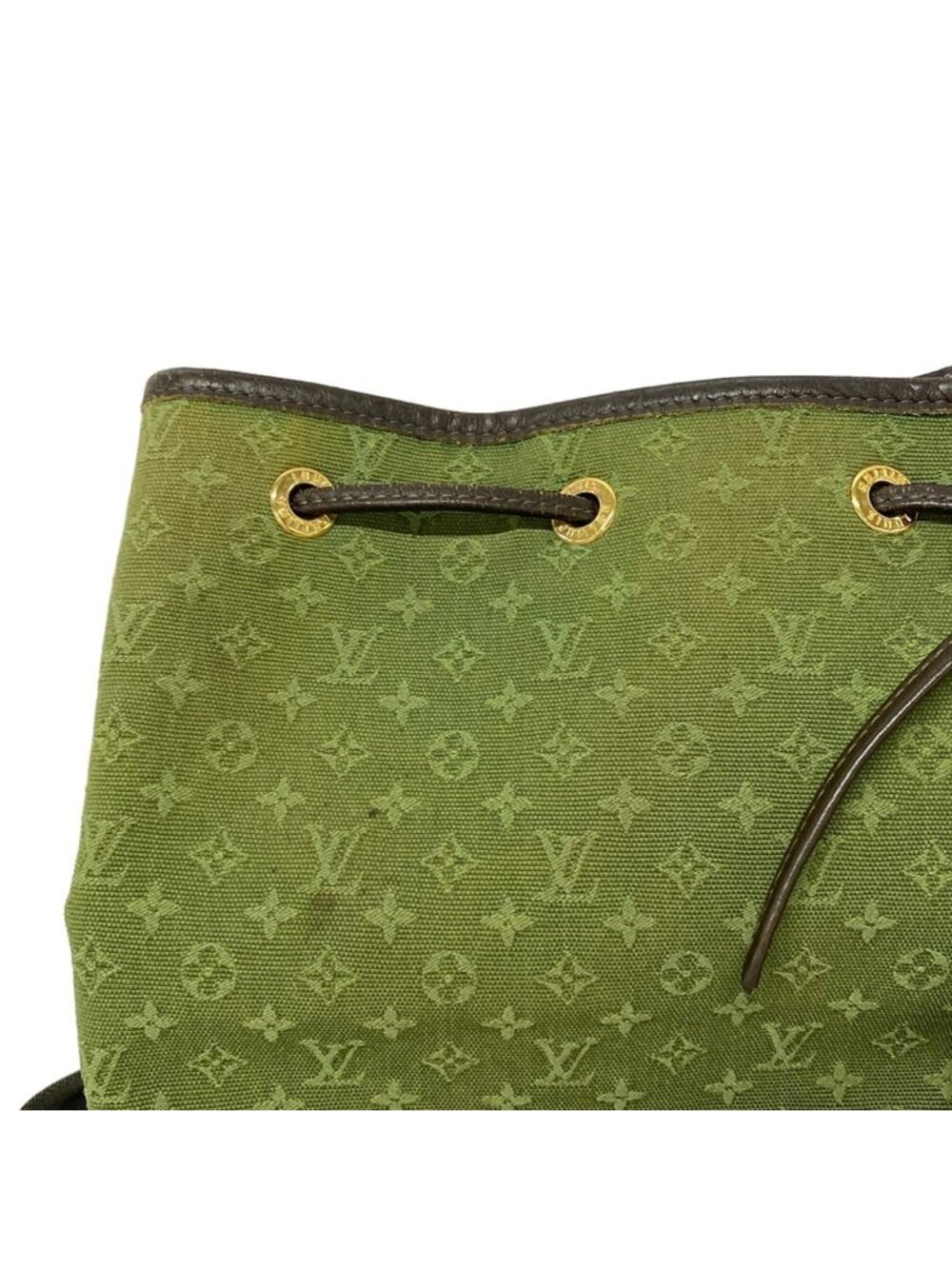 Louis Vuitton Backpack Monogram Mini Montsouris Khaki Leather - Picture 14 of 15